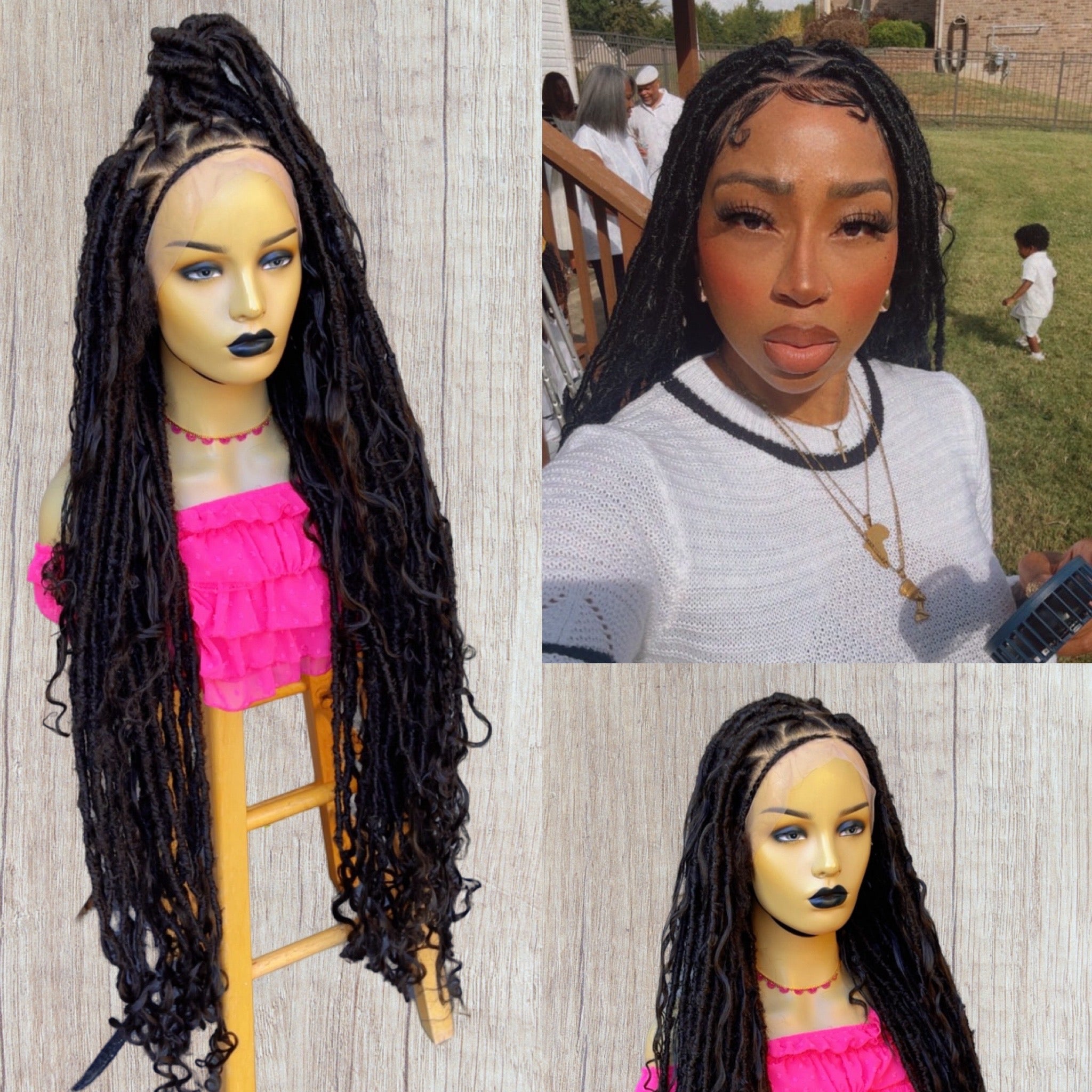 Full lace rough locs – Ellasbeautyworld